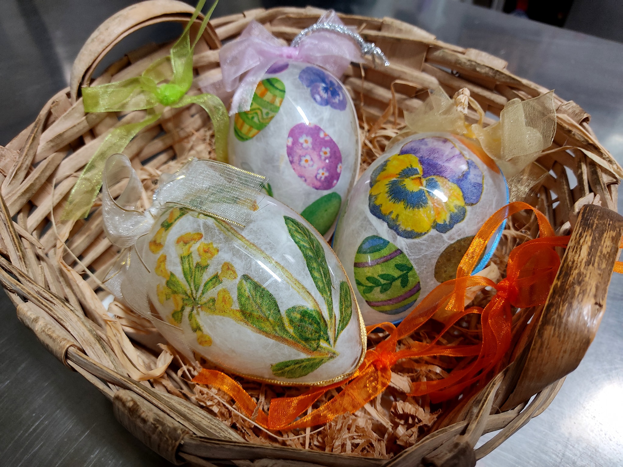 Uova decorate per Pasqua alla Villa Rosa